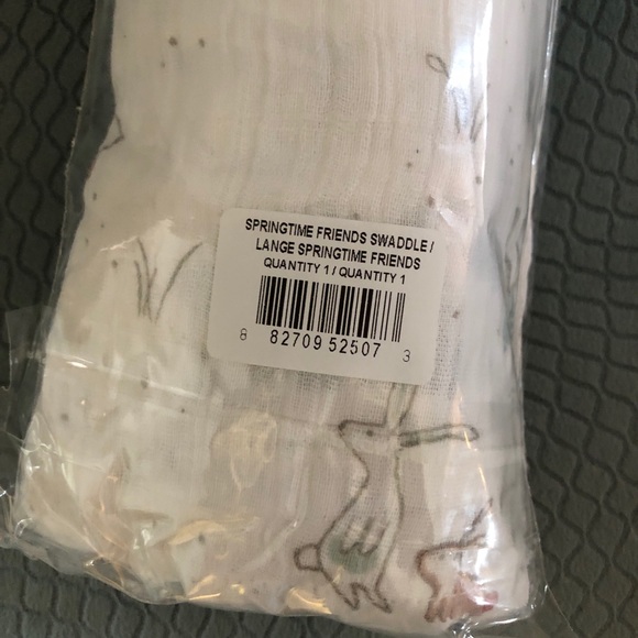 NWT Pehr Springtime Friends Swaddle (many in stock) - Picture 3 of 5